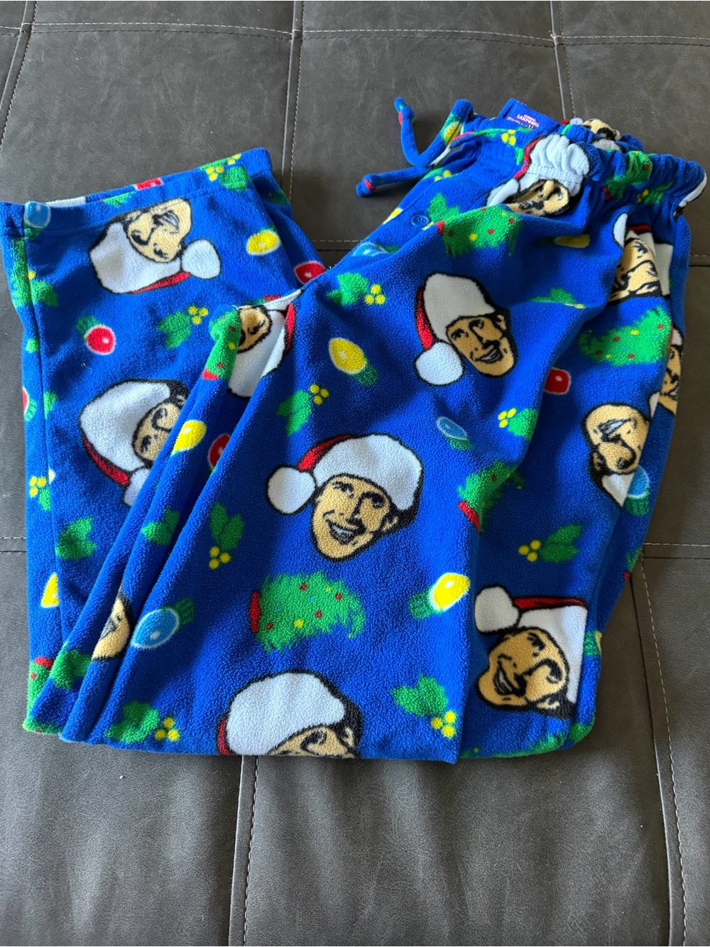 National Lampoon's Christmas Vacation men's fleece sleep pants, small